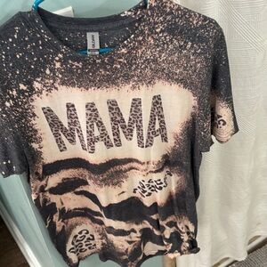 Gildan Black and Cream Kids Tee